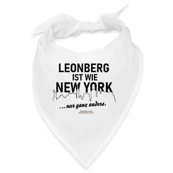 Leonberg - Bandana - Weiß - Vorne
