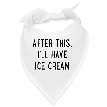 Eis - Bandana - Weiß - Vorne