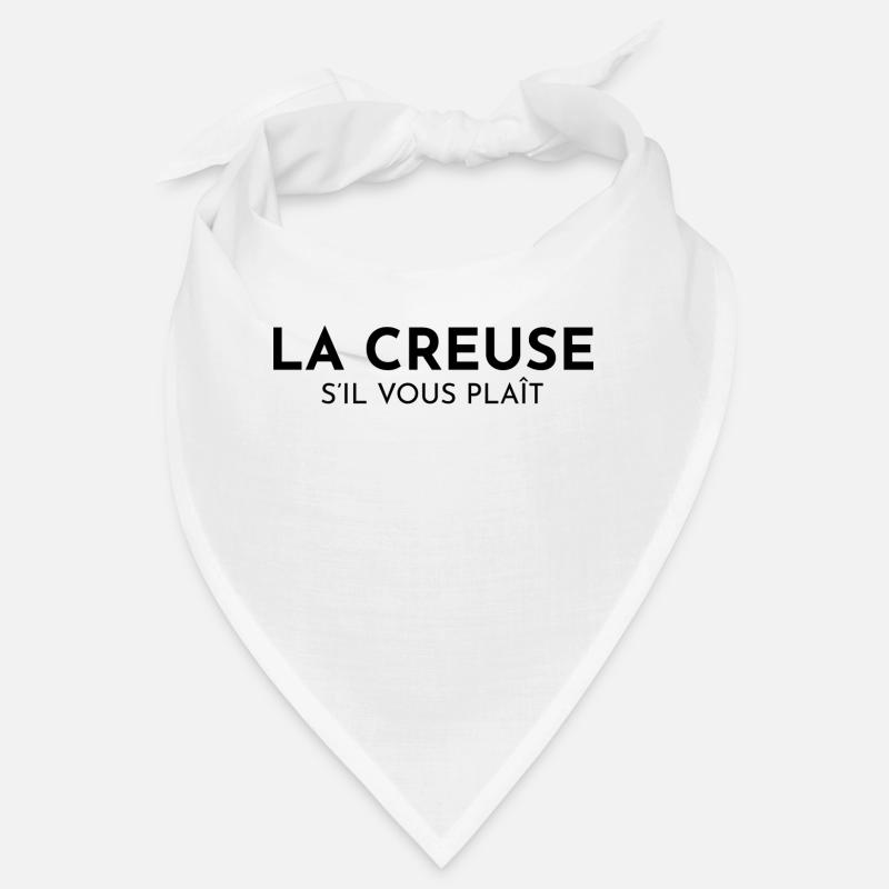 La creuse s il vous plait - Bandana - blanc