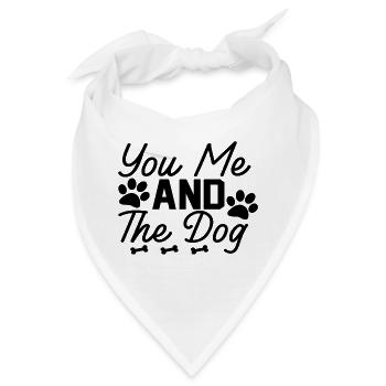 You Me And The Dog - Bandana - Weiß - Vorne