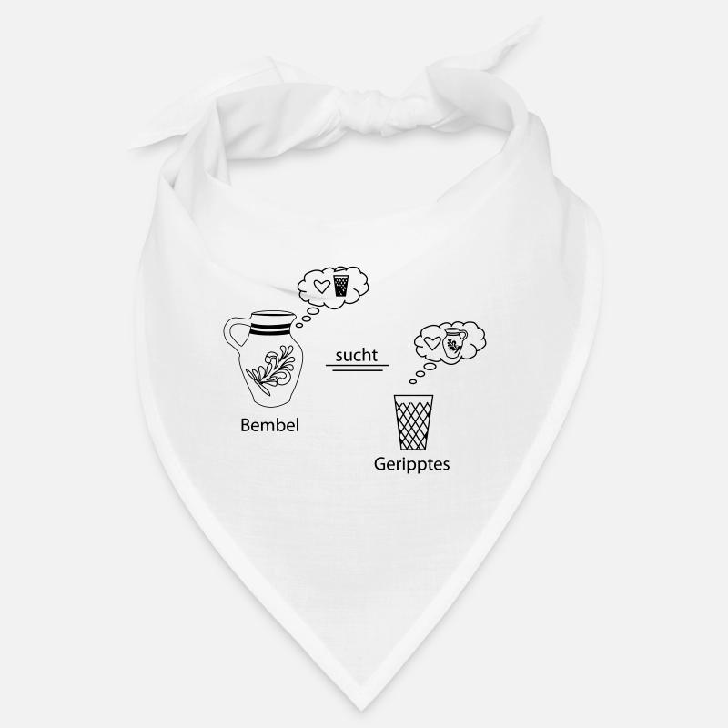 Denkblasen Bembel und Geripptes Bandana