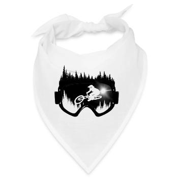 MTB Lifestyle - downhill goggles - Bandana - Weiß - Vorne