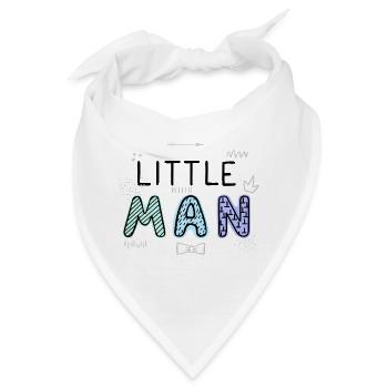 Babysprüche Babykleidung Kinderkleidung - Bandana - Weiß - Vorne