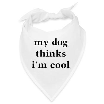 Dog dog - Bandana - Weiß - Vorne