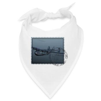 Historische Briefmarke clipper air mail - Bandana - Weiß - Vorne