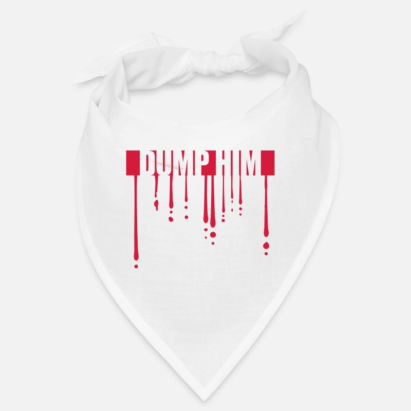 Dump Him Quote Logo Bandana