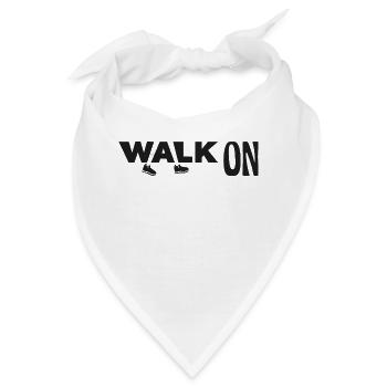 Walk on - Bandana - Weiß - Vorne