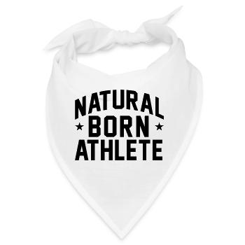 Natural Born Athlete - Bandana - Weiß - Vorne