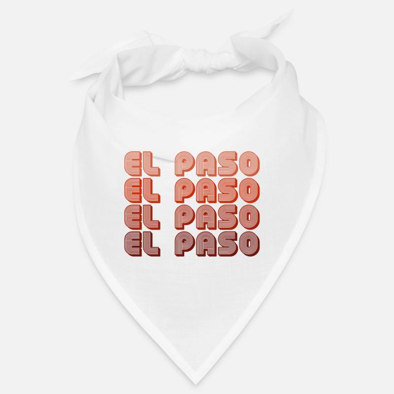 El Paso Gradient Retro Muster Bandana