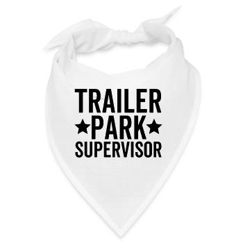 Trailer Park Supervisor - Bandana - Weiß - Vorne