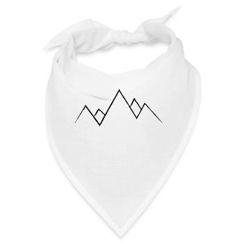 Ruf der Berge - Bandana - Weiß - Vorne