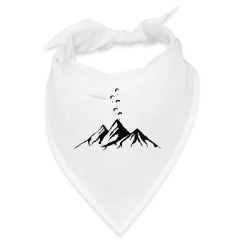Paragliding / Gleitschirm / Thermik - Bandana - Weiß - Vorne