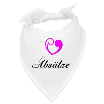 Absätze - Bandana - Weiß - Vorne