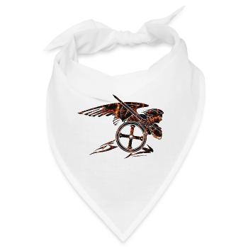 Michael Erzengel Heiliger Christlicher Engel Heiliger Heiliger Snkt - Bandana - Weiß - Vorne
