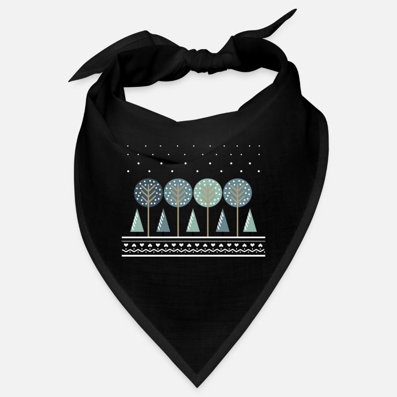 Forêt enneigée Bandana