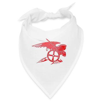 Michael Erzengel Heiliger Christlicher Engel Heiliger Heiliger Snkt - Bandana - Weiß - Vorne