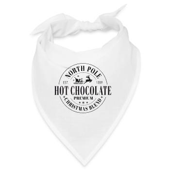 Nordpol Heiße Schokolade Weihnachtsmischung - Bandana - Weiß - Vorne