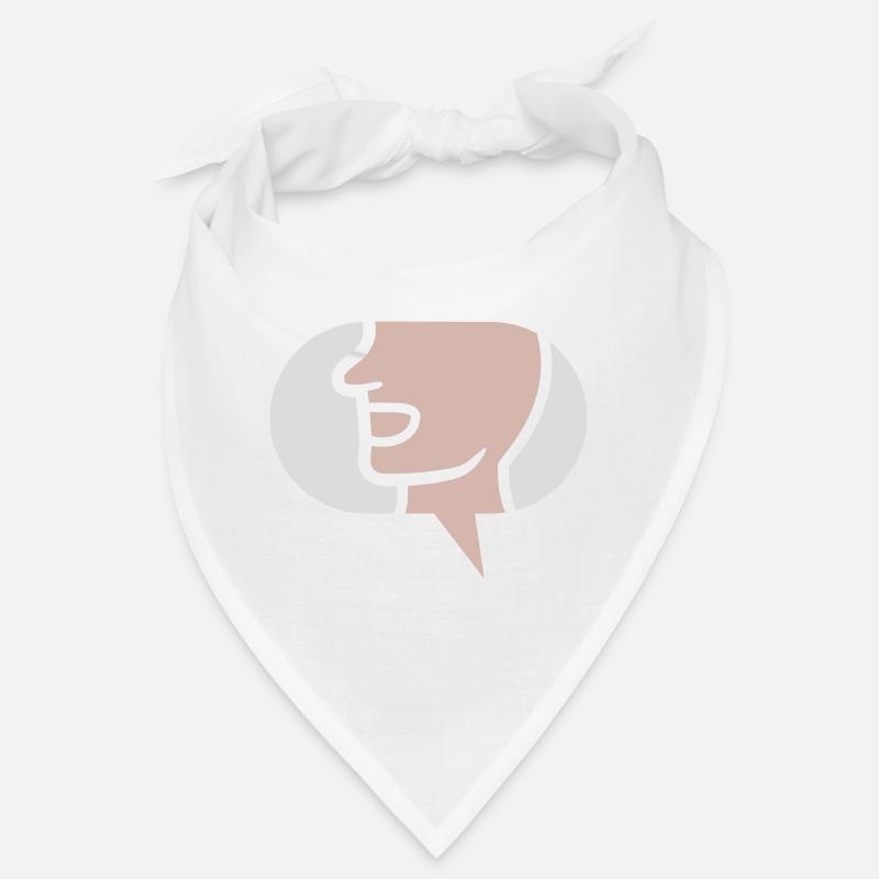 Chat Simple Symbole Bulle Bandana