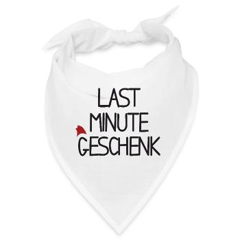 Last Minute Geschenk - Bandana - Weiß - Vorne