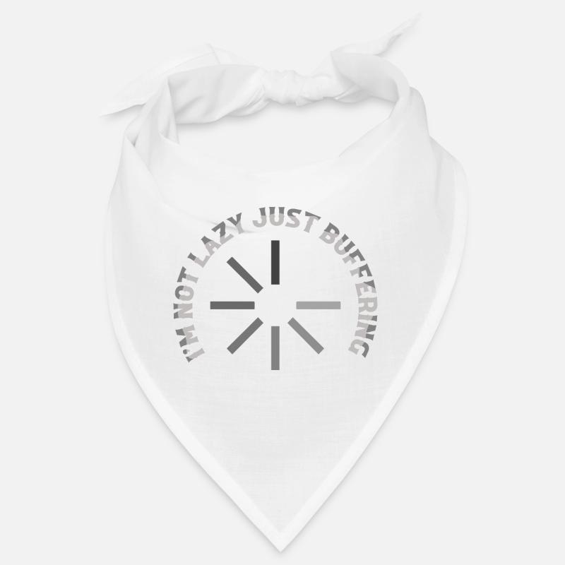 I'm Not Lazy Just Buffering Hardware Computer Bandana