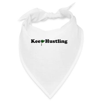 Keep Hustling - Bandana - Weiß - Vorne