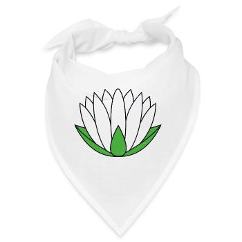 Seerose - Bandana - Weiß - Vorne