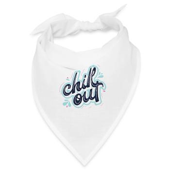 Chill Out - Bandana - Weiß - Vorne