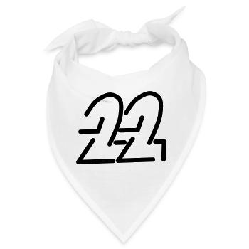 22 - Bandana - Weiß - Vorne