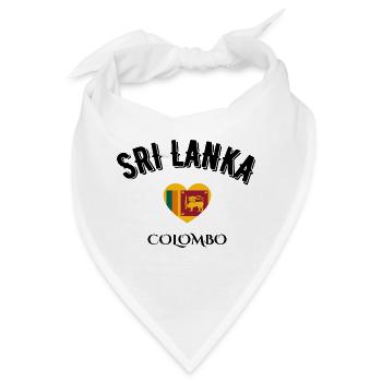 Sri Lanka Colombo - Bandana - Weiß - Vorne