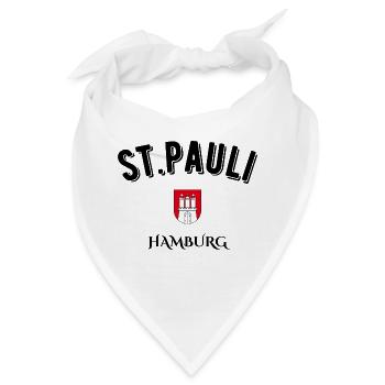 St. Pauli Hamburg - Bandana - Weiß - Vorne