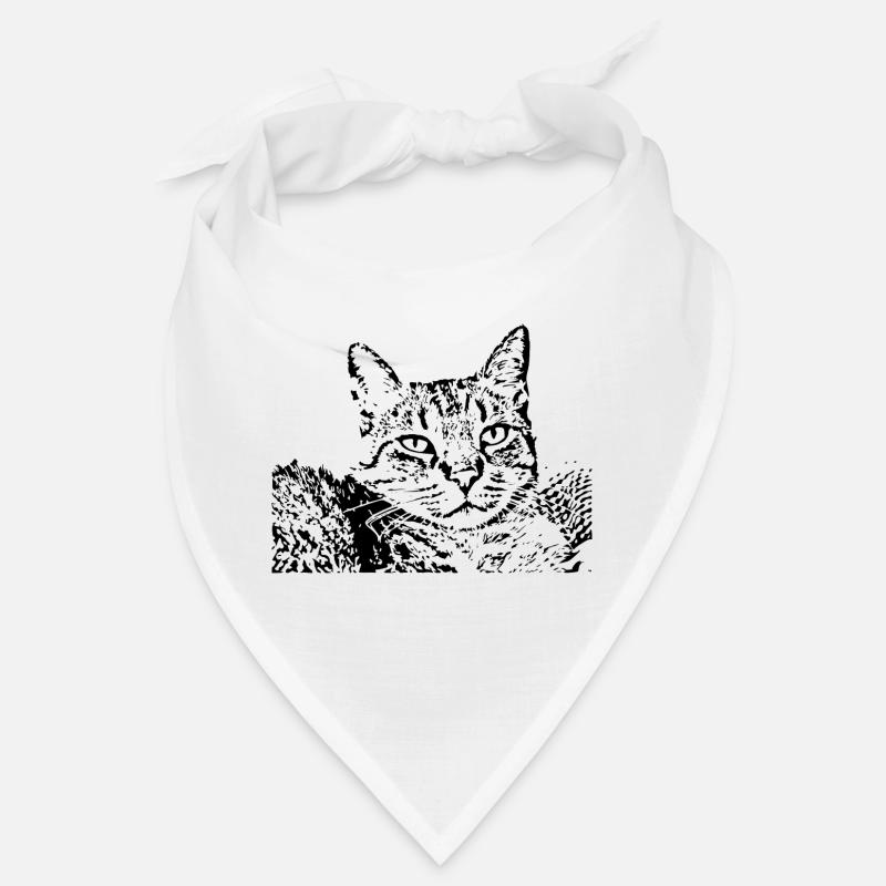 chat noir chat chaton doux cadeau de Noël Bandana