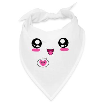 am süßesten - Bandana - Weiß - Vorne