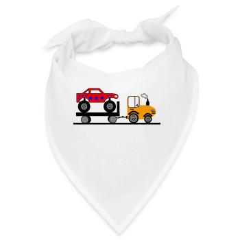 Traktor - Bandana - Weiß - Vorne