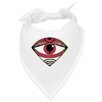 Drittes Auge - Bandana - Weiß - Vorne