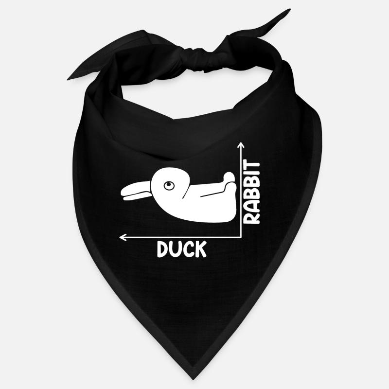 Funny Duck Or Rabbit Optical Illusion For Future Bandana