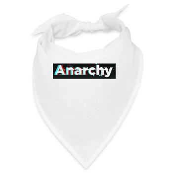 Box-Logo Anarchie - Bandana - Weiß - Vorne