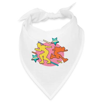 80s rollerblader - Bandana - Weiß - Vorne