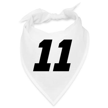 11 - Bandana - Weiß - Vorne