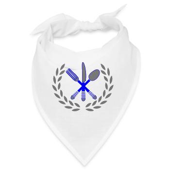besteck kochen - Bandana - Weiß - Vorne