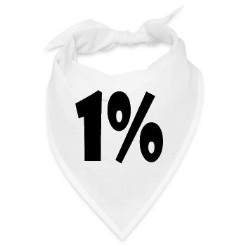 1 - Bandana - Weiß - Vorne
