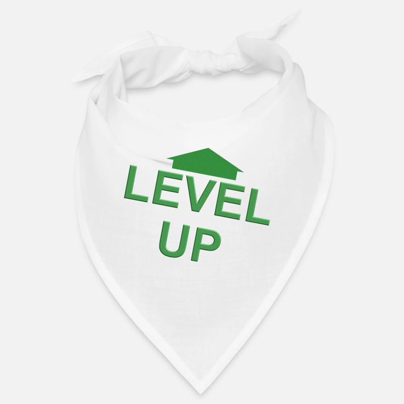 Level Up vert flèche Bandana