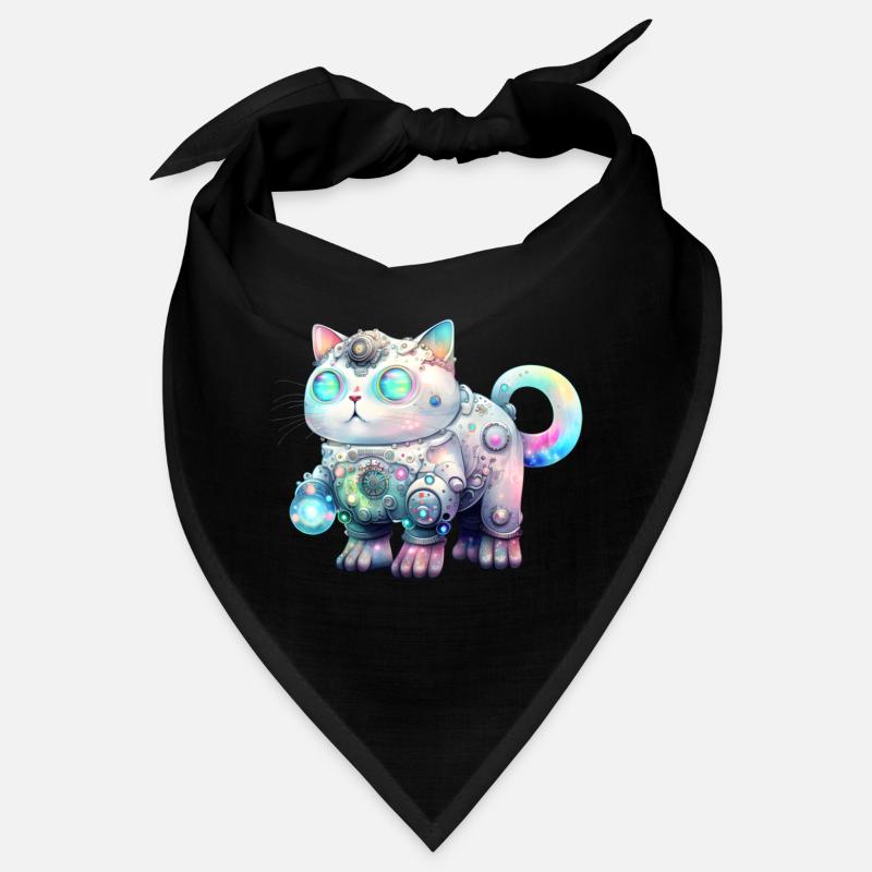 Kawaii Robot Cat Bandana