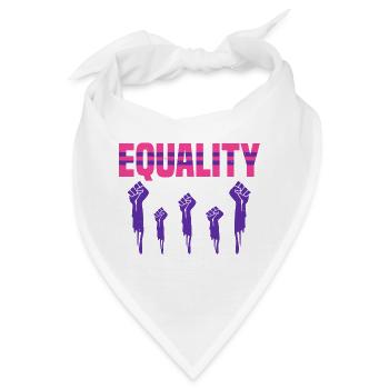 GLEICHHEIT - Bandana - Weiß - Vorne