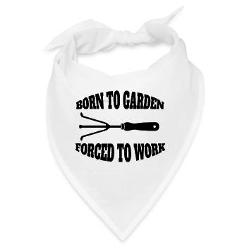 Gärtner Geschenk Obstgarten Hobbygärtner Garten - Bandana - Weiß - Vorne