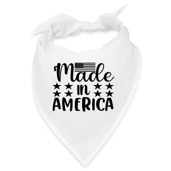 Made In America - Bandana - Weiß - Vorne