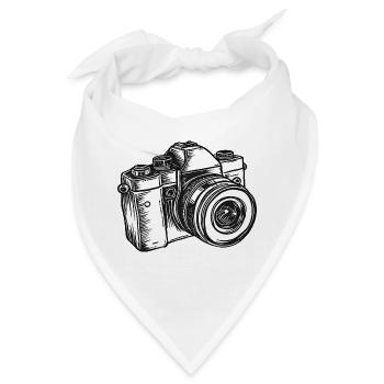 Spiegelreflexkamera - Bandana - Weiß - Vorne
