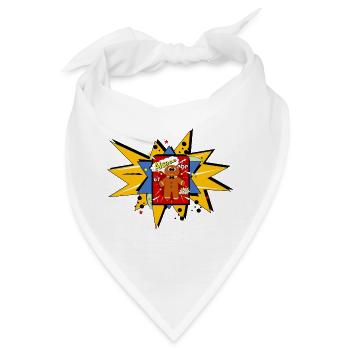 Elsässer Pop ART - Bandana - Weiß - Vorne