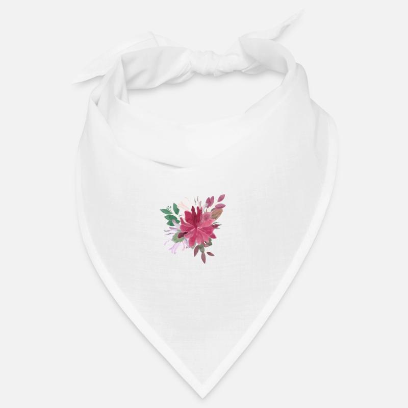 Buchstabe m blumig Bandana