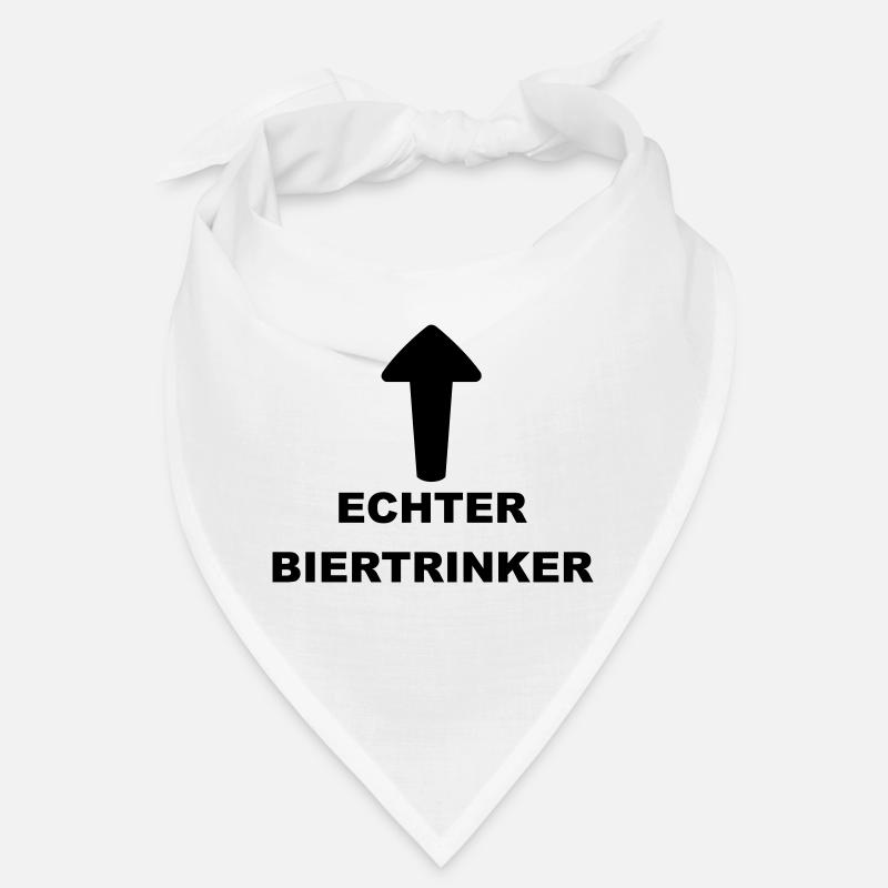 Lustiges "Echter Biertrinker" Design Bandana