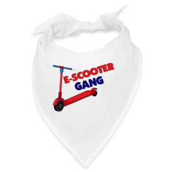 E-Scooter Roller Scooter - Bandana - Weiß - Vorne